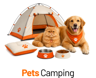 Pets Camping