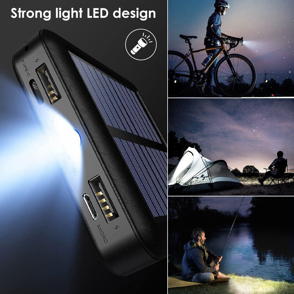 Wildcore SunCharge™ 20000mAh Mini Solar Power Bank