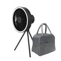 Wildcore BreezeGlow™ Portable USB Tripod Camping Fan with LED Light