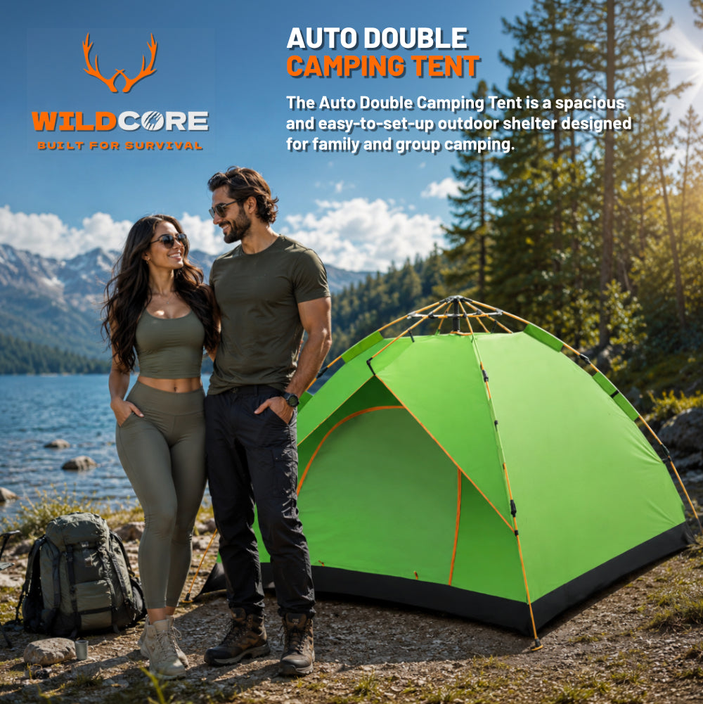 Wildcore QuickPitch™ 1-Minute Automatic Camping Tent