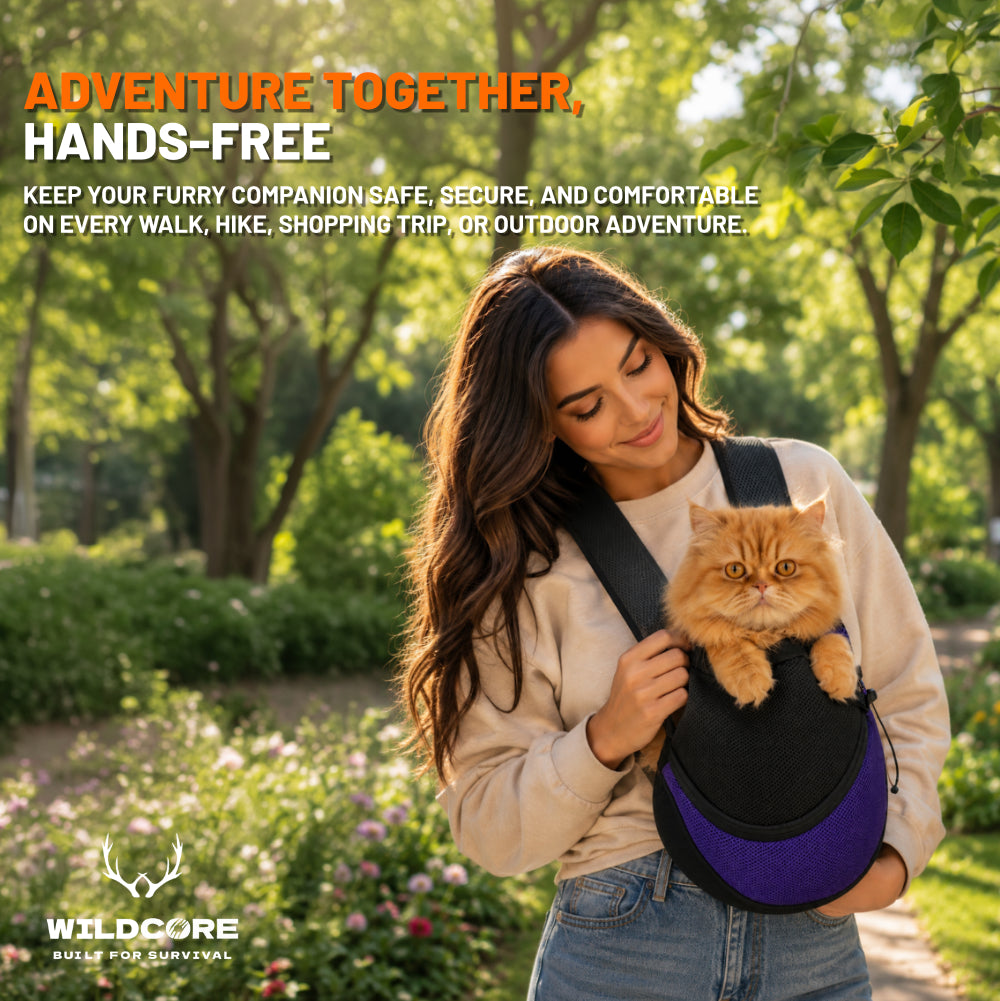 Wildcore TrailCarry™ Shoulder Pet Carrier Sling