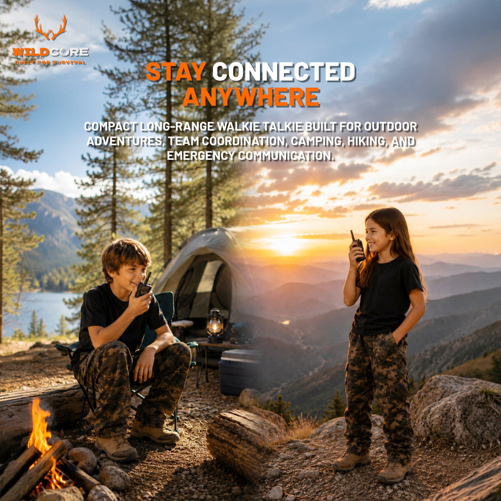 Wildcore TrailTalk™ Kids Mini Walkie Talkie Set