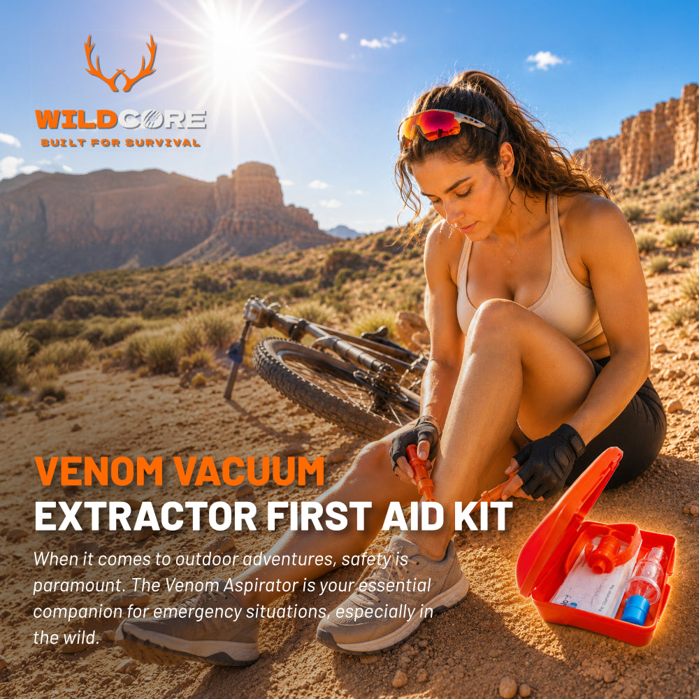 Wildcore VenomGuard™ Outdoor Venom Vacuum Extractor First Aid Kit