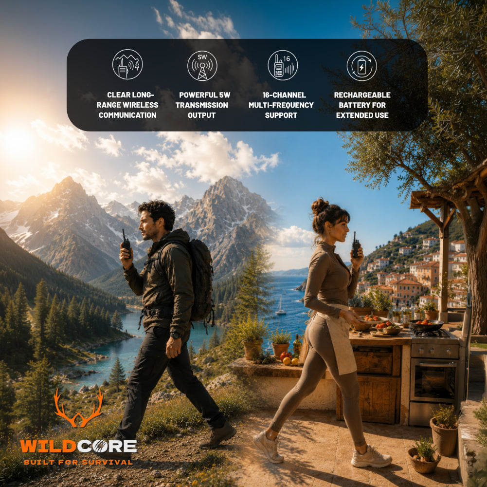 Wildcore SignalPro™ BF777S Mini Walkie Talkie