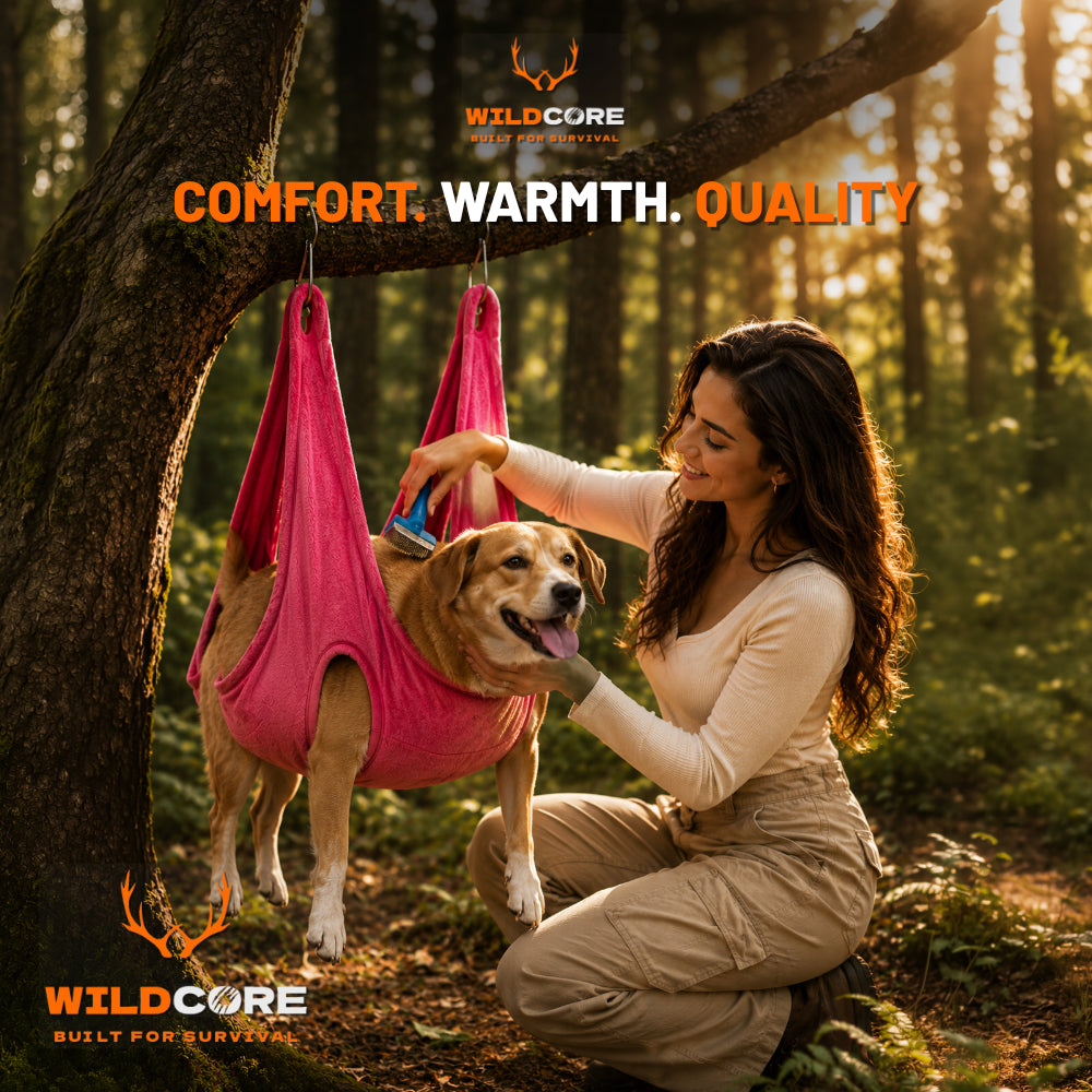 Wildcore GroomEase™ Pet Grooming Hammock for Dogs & Cats