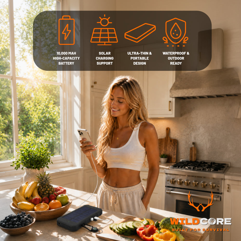Wildcore SolarCore™ 10000 Power Bank