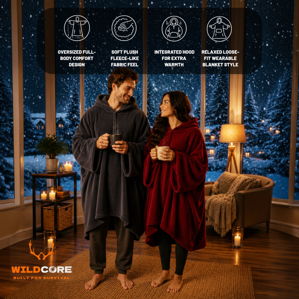 Wildcore ZenWrap™ Wearable Blanket Hoodie