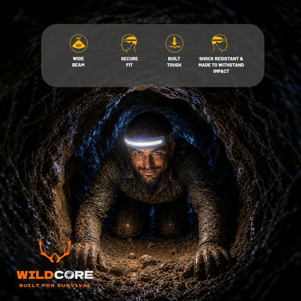 Wildcore HorizonBeam™ 350 Rechargeable Headlamp