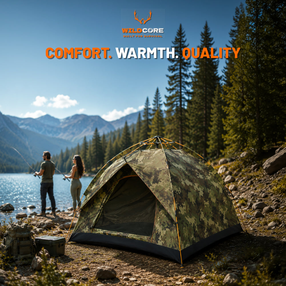 Wildcore QuickPitch™ 1-Minute Automatic Camping Tent