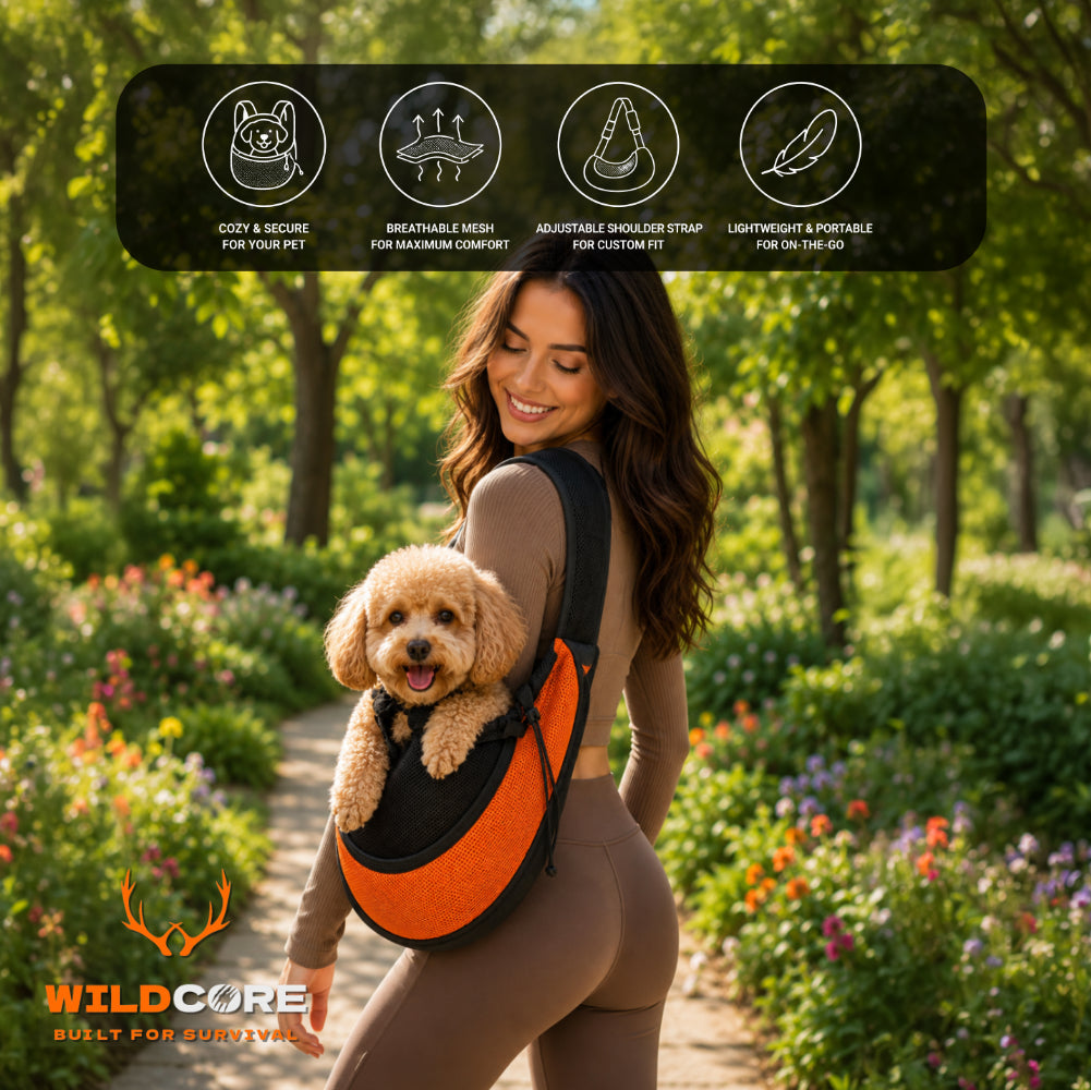 Wildcore TrailCarry™ Shoulder Pet Carrier Sling