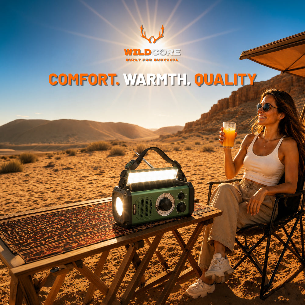 Wildcore StormGuard™ 10000mAh Emergency Survival Weather Radio