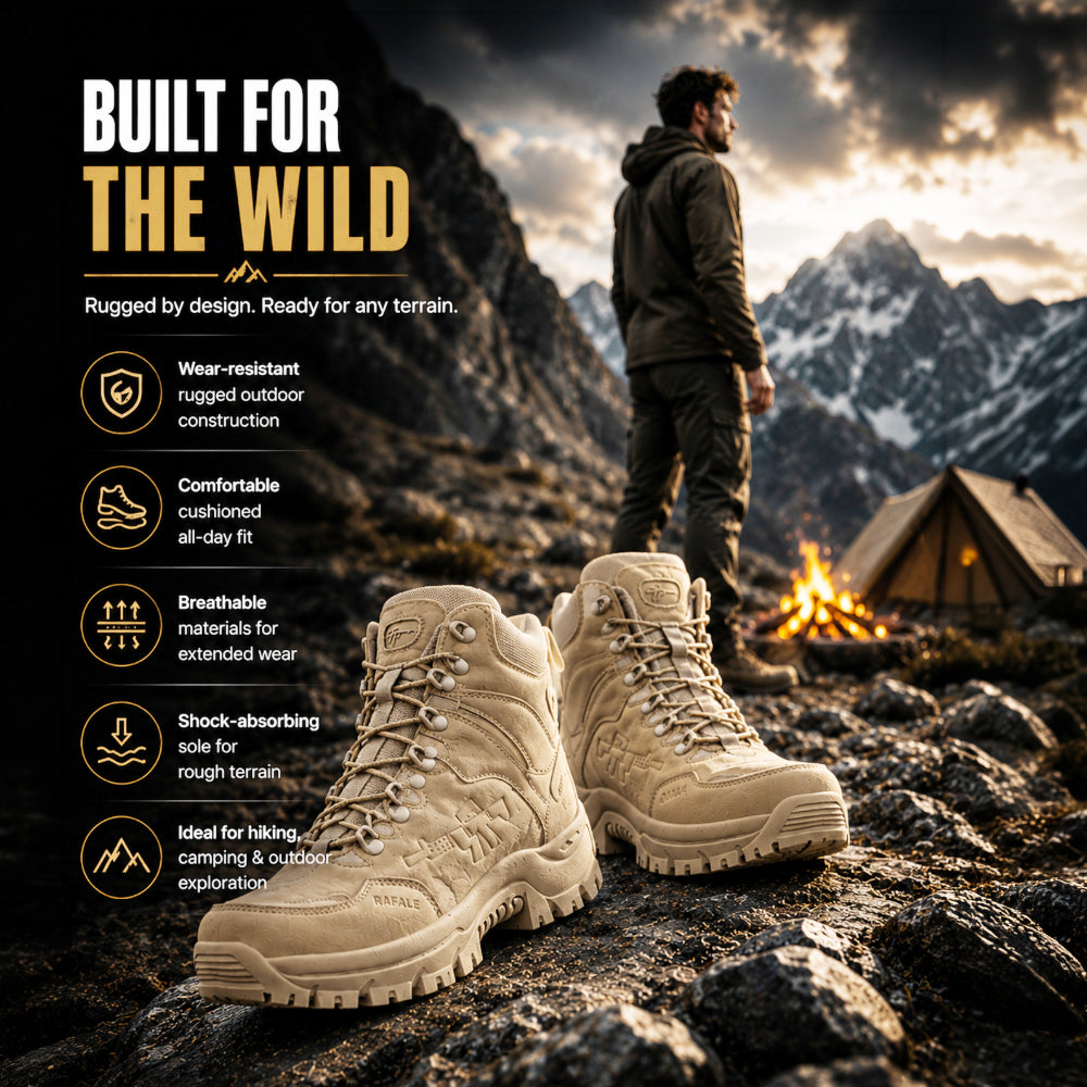 Wildcore TerraForce™ Tactical Hiking Boots Conquer Every Terrain.