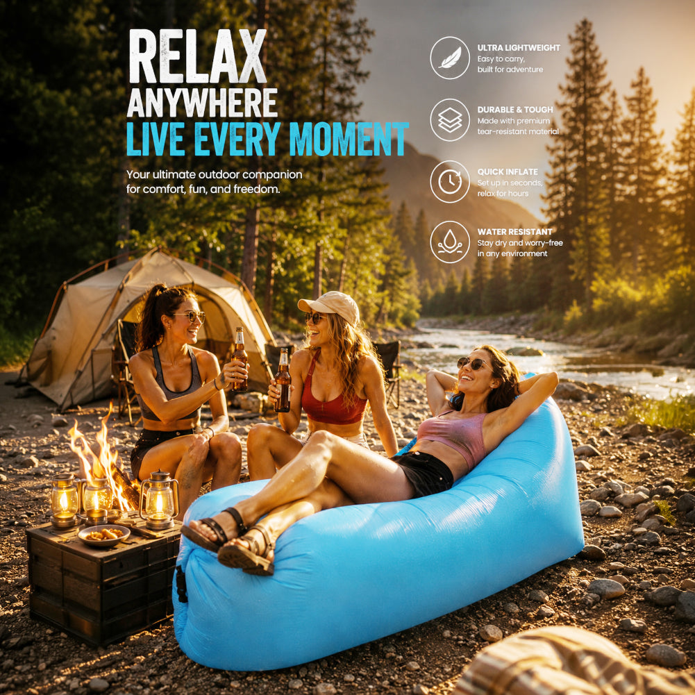 Wildcore AirLounge™ Inflatable Camping Lounger