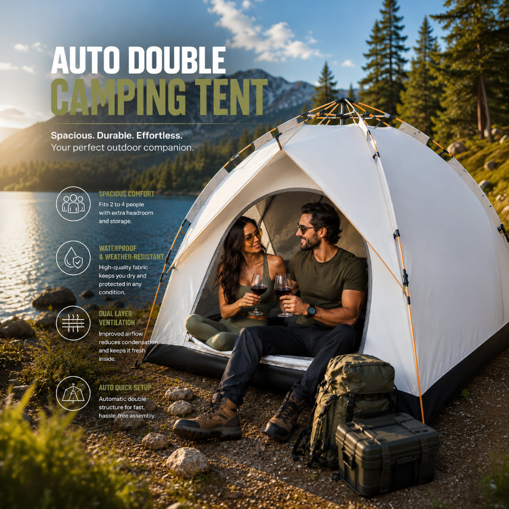 Wildcore QuickPitch™ 1-Minute Automatic Camping Tent