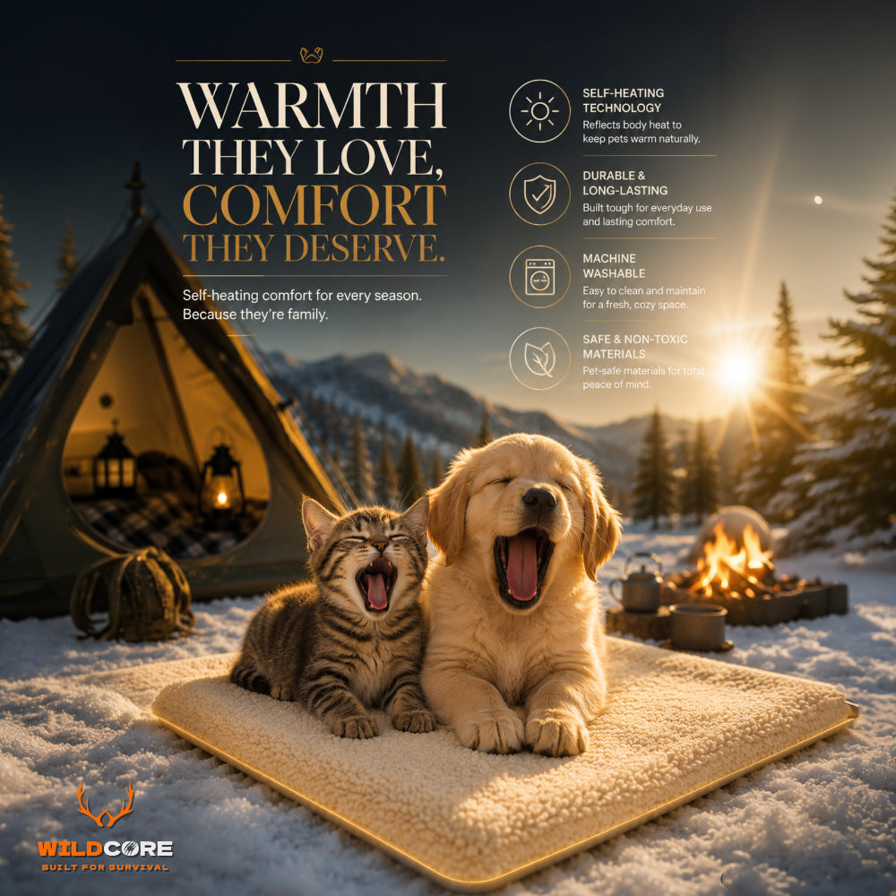 Wildcore CozyHeat™ Self-Heating Pet Pad for Cats & Dogs