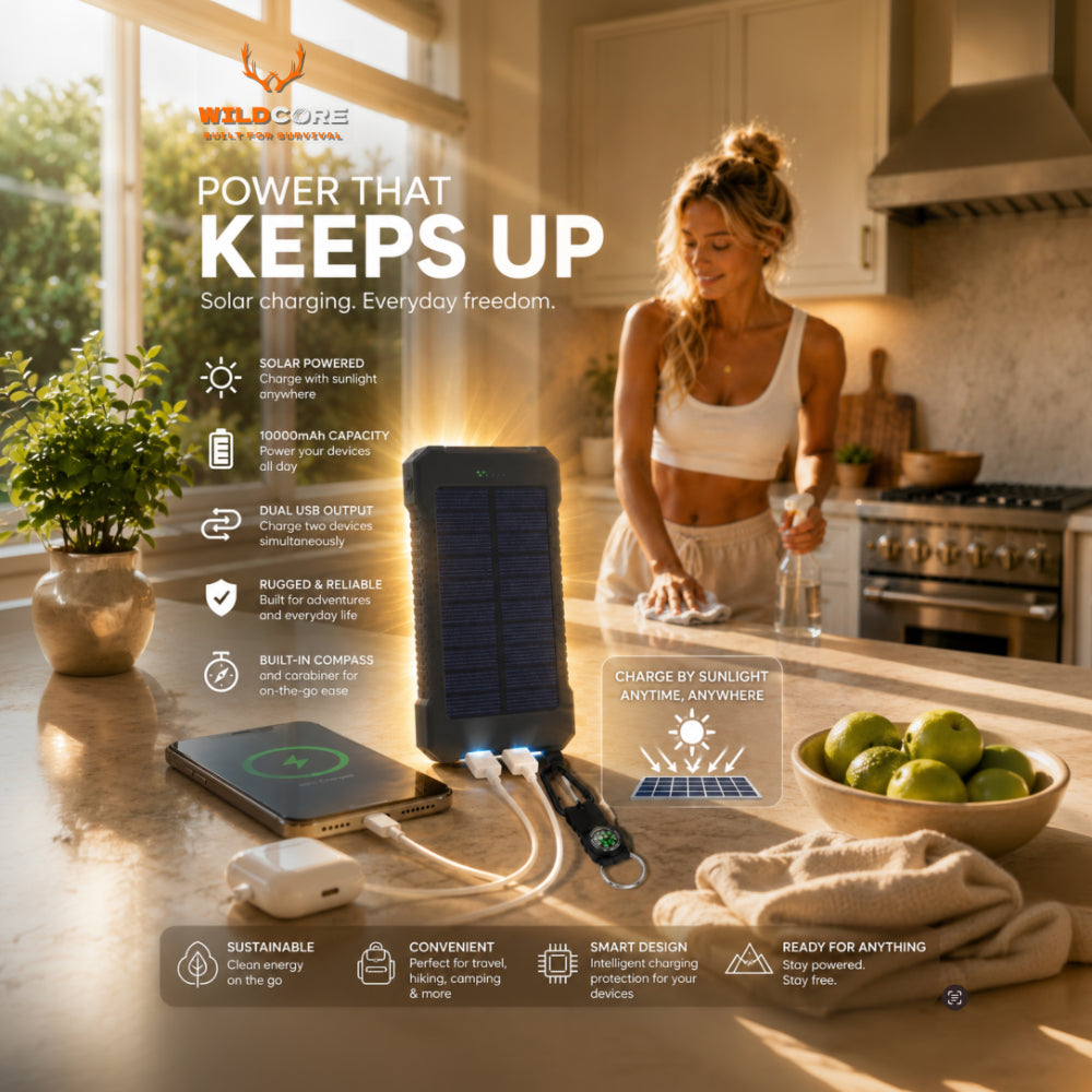 Wildcore SolarCore™ 10000 Power Bank