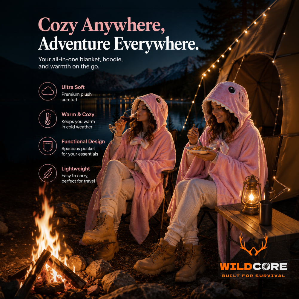 Wildcore CozyShark™ Wearable Blanket Hoodie
