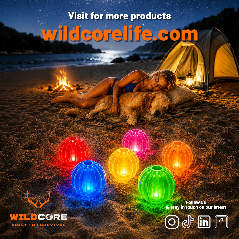 Wildcore GlowFetch™ LED Training & Chew Ball