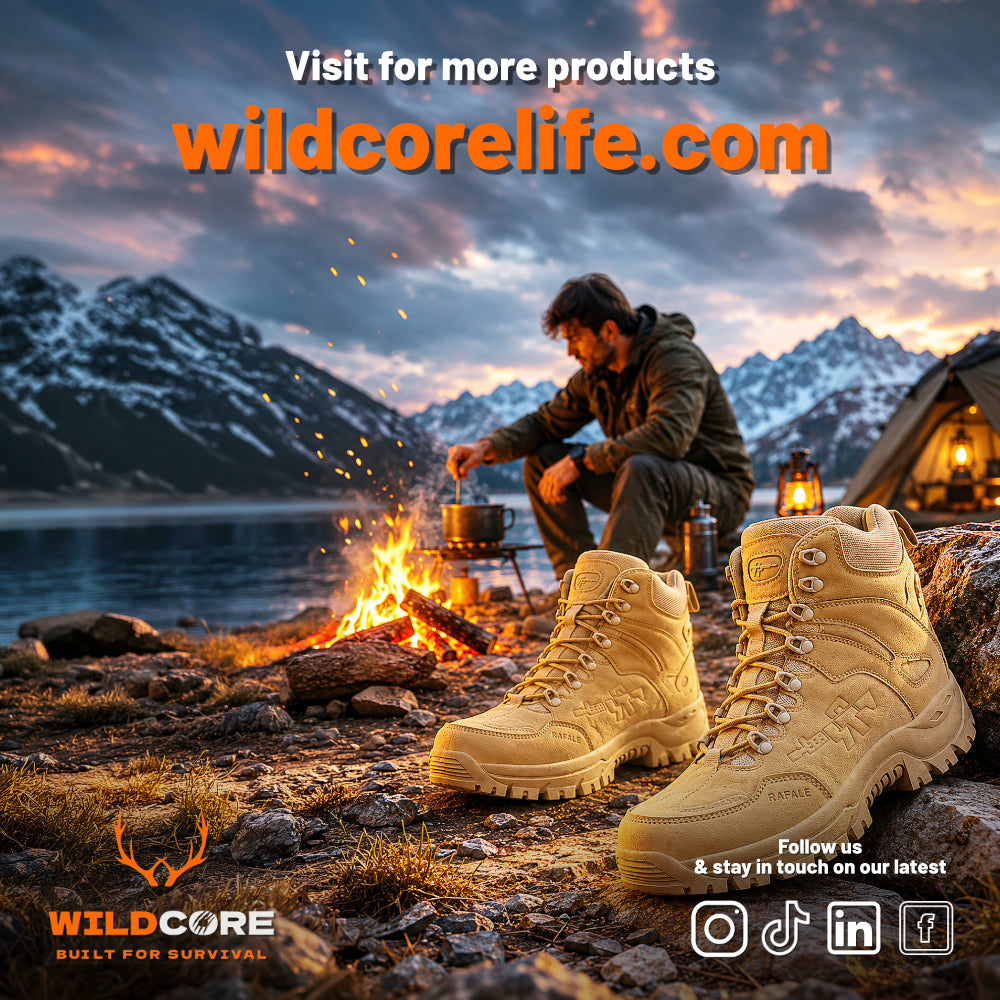 Wildcore TerraForce™ Tactical Hiking Boots Conquer Every Terrain.