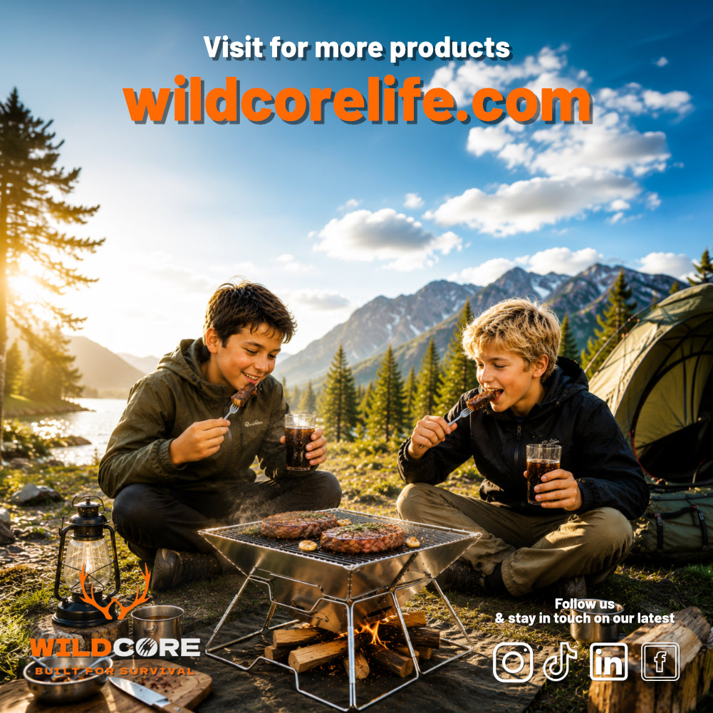 Wildcore FireForge™ Portable Charcoal Camping Grill