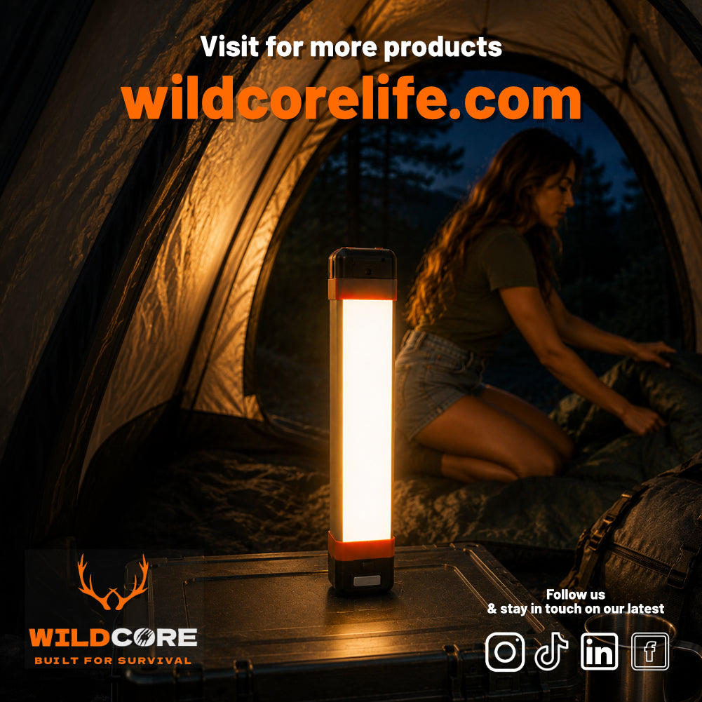 Wildcore GlowGuard™ 2-in-1 Camping Light & Mosquito Repeller