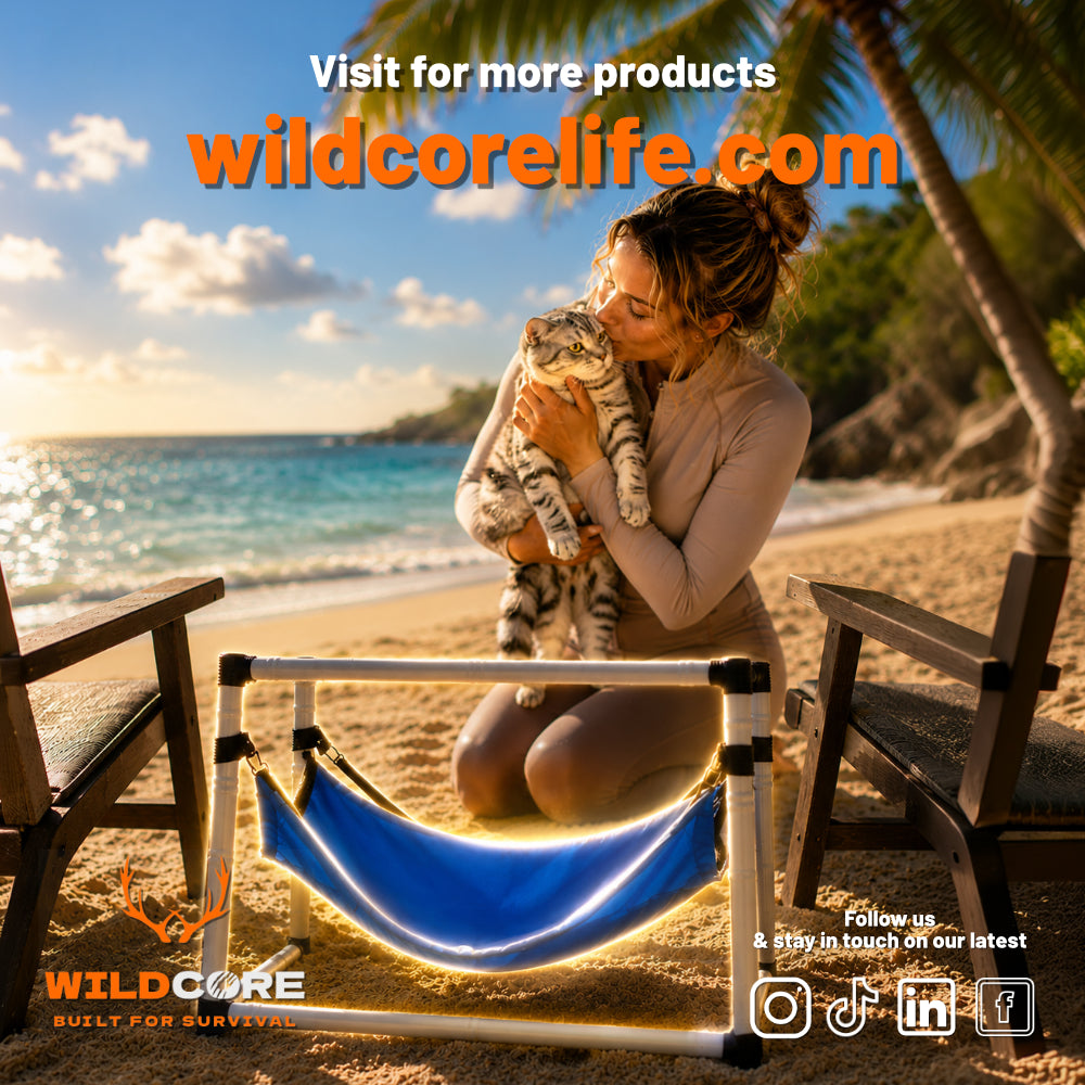Wildcore CloudNest™ 3-in-1 Cat Hammock ,Cozy Bed & Blanket