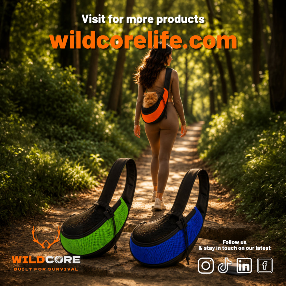 Wildcore TrailCarry™ Shoulder Pet Carrier Sling