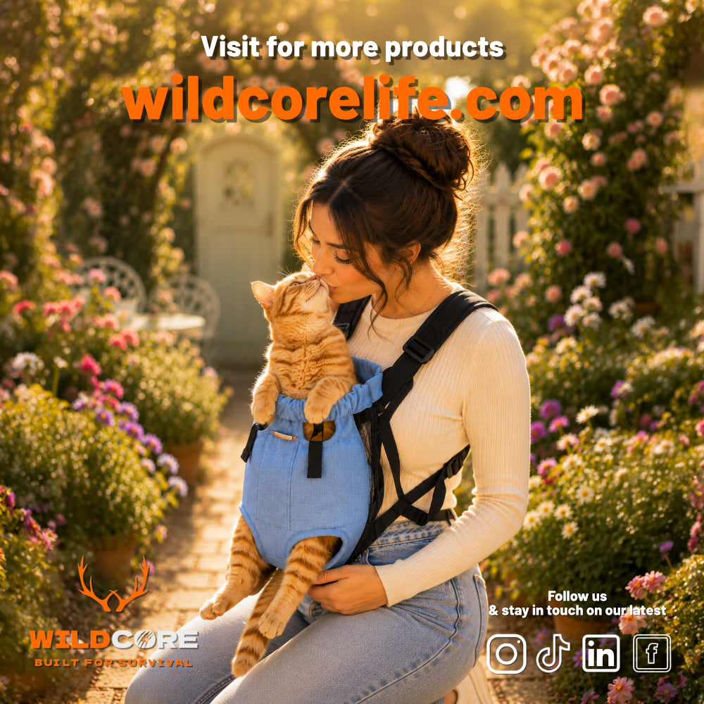 Wildcore TrailRider™ Cowboy Pet Backpack Carrier for Dogs & Cats