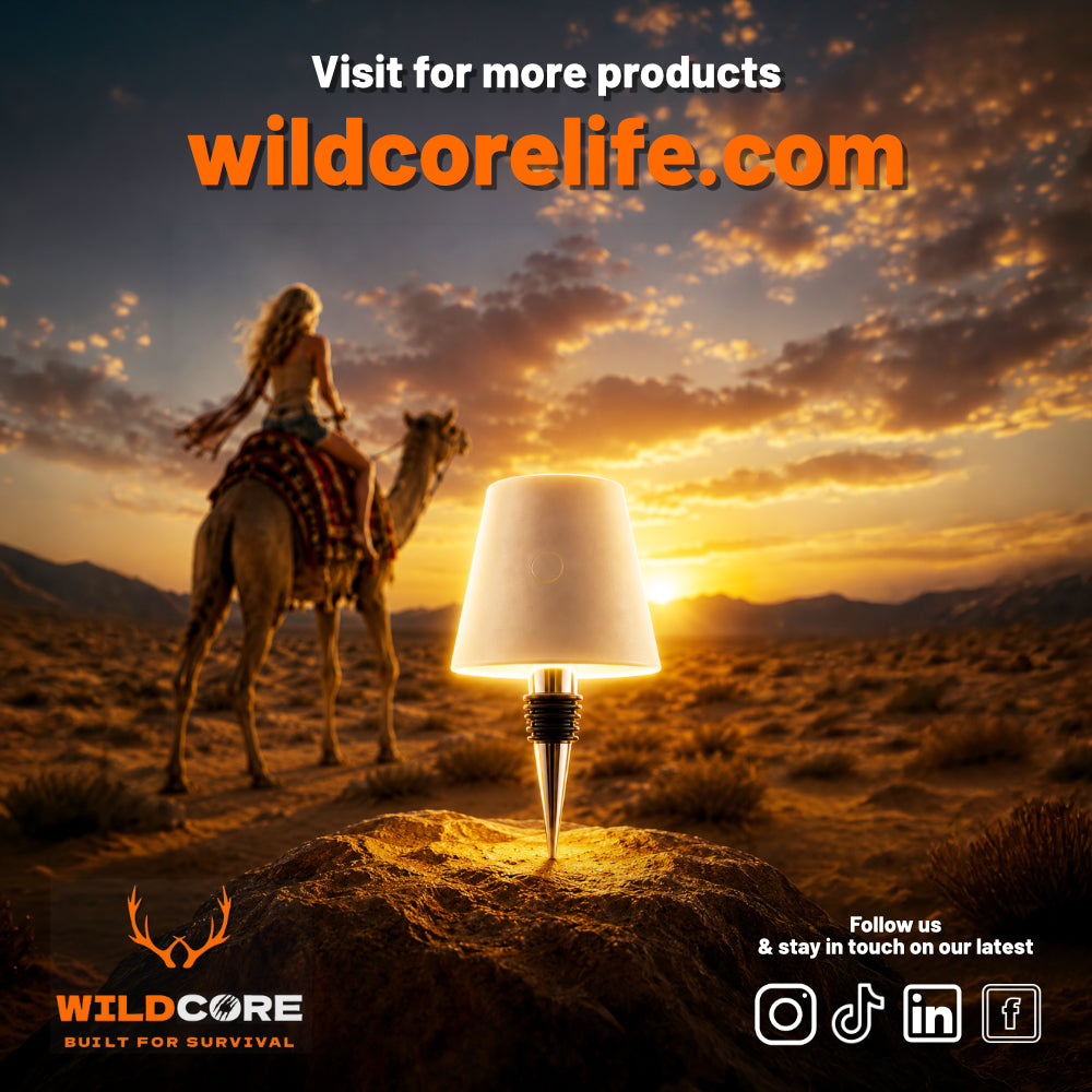 Wildcore BottleGlow™ Rechargeable Wine Bottle Lamp