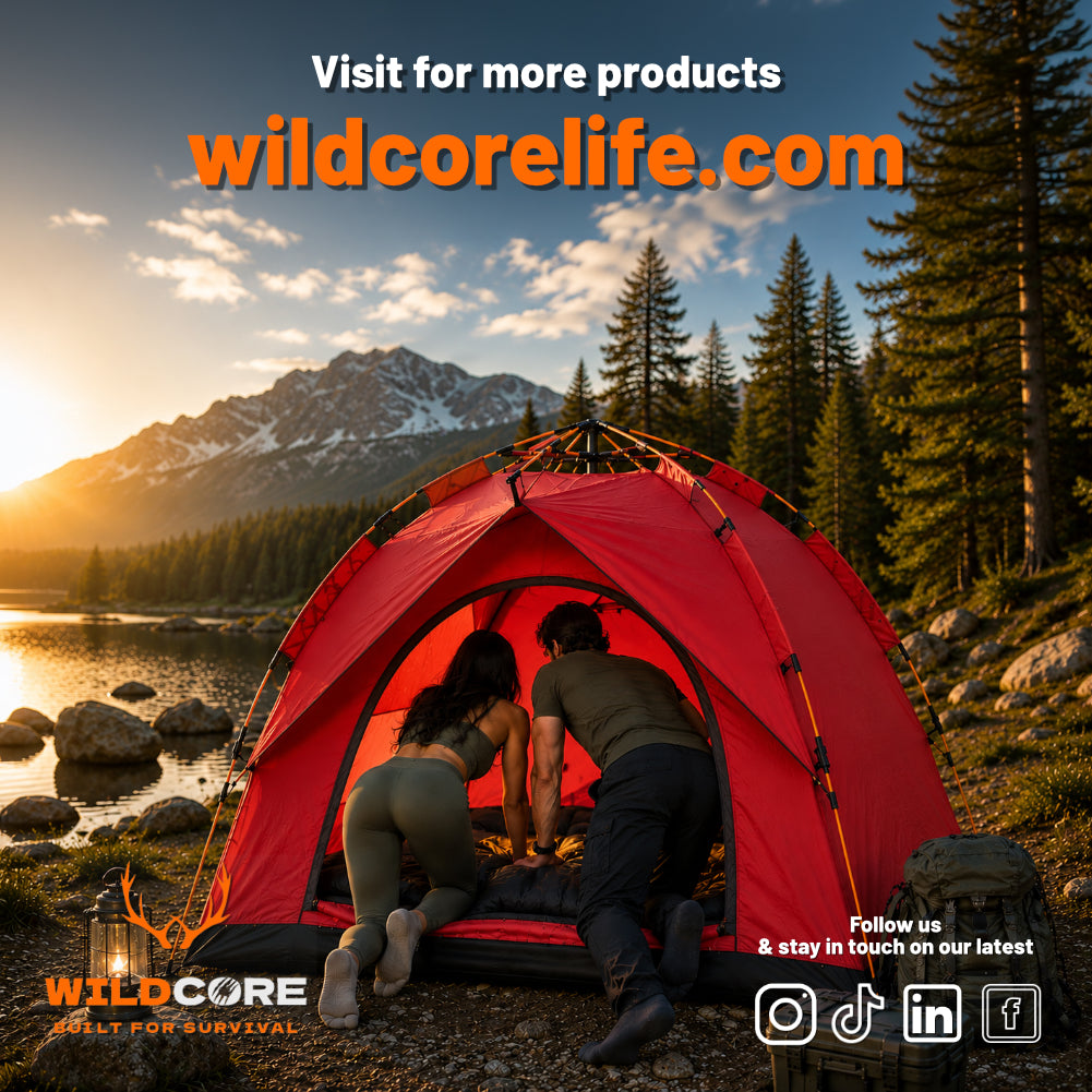 Wildcore QuickPitch™ 1-Minute Automatic Camping Tent