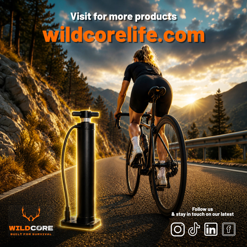 Wildcore TrailPump™ Mini Portable Pump Compact Power for Every Adventure.
