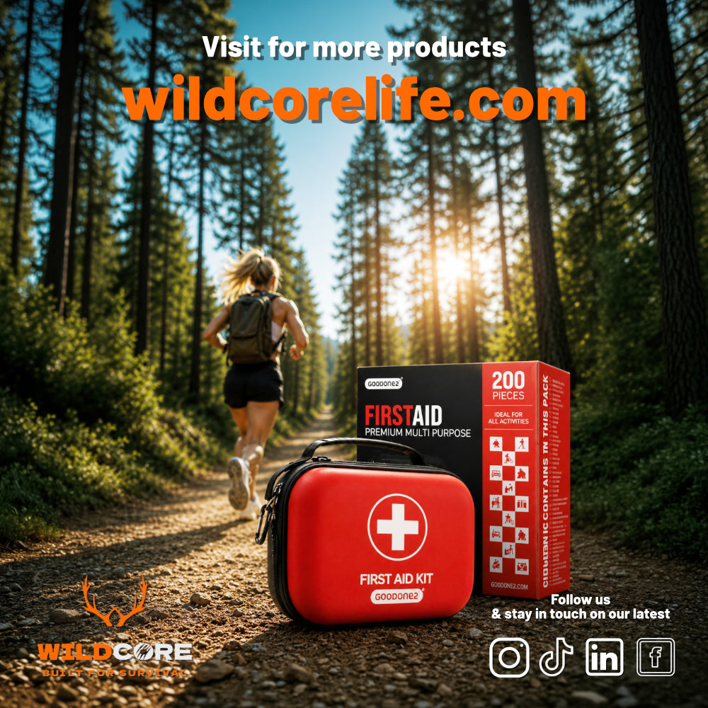 Wildcore TrailGuard™ 91-Piece Portable Emergency First Aid Kit