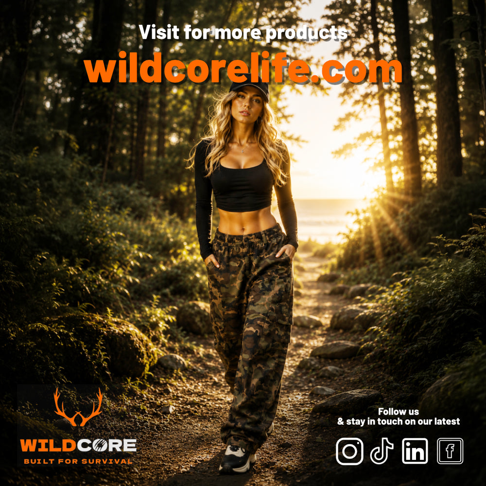 Wildcore TrailFlex™ Camo Cargo Pants Built for Adventure. Designed for Comfort.