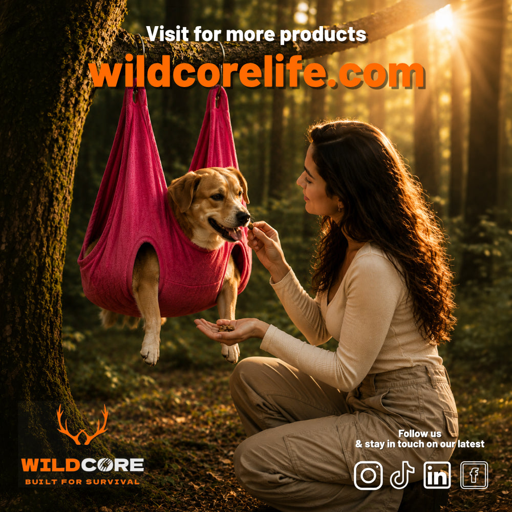 Wildcore GroomEase™ Pet Grooming Hammock for Dogs & Cats