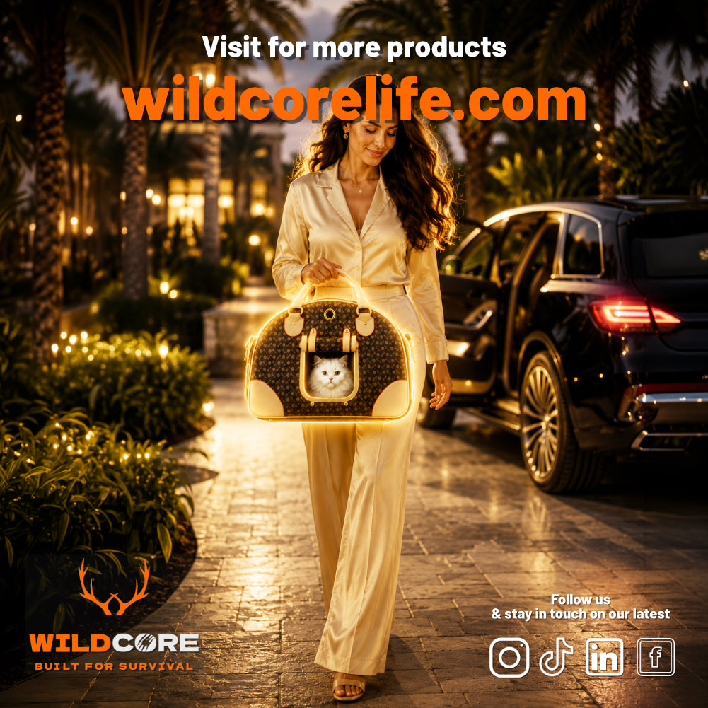 Wildcore LuxeCarry™ Premium Pet Travel Backpack