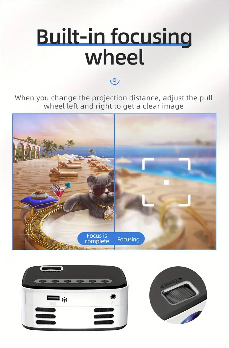 Wildcore CinemaGo™ Wireless Mini Outdoor Projector for Apple & Android