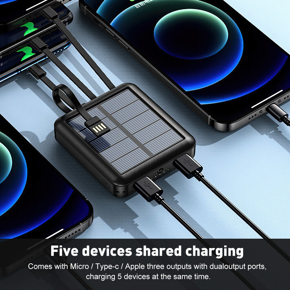 Wildcore SunCharge™ 20000mAh Mini Solar Power Bank