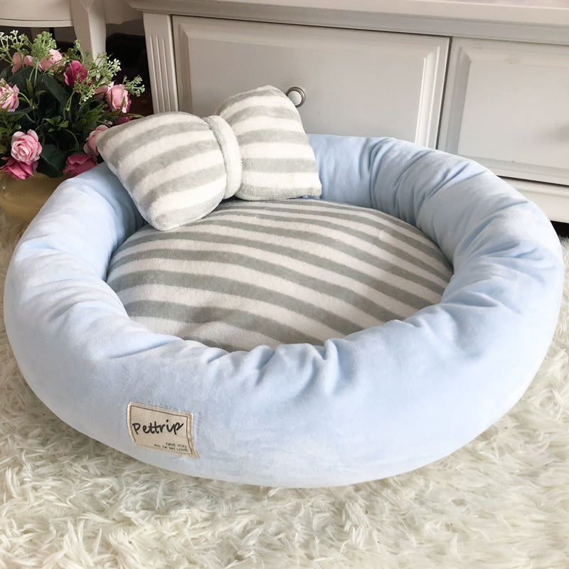 Wildcore CozyNest™ Fleece Pet Bed for Dogs & Cats
